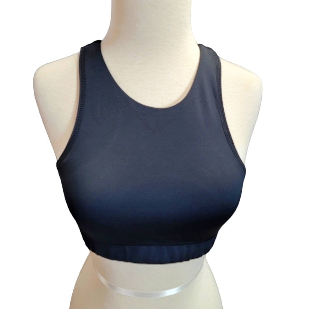 Tan Lines Black Sports Bra  Womens  large
